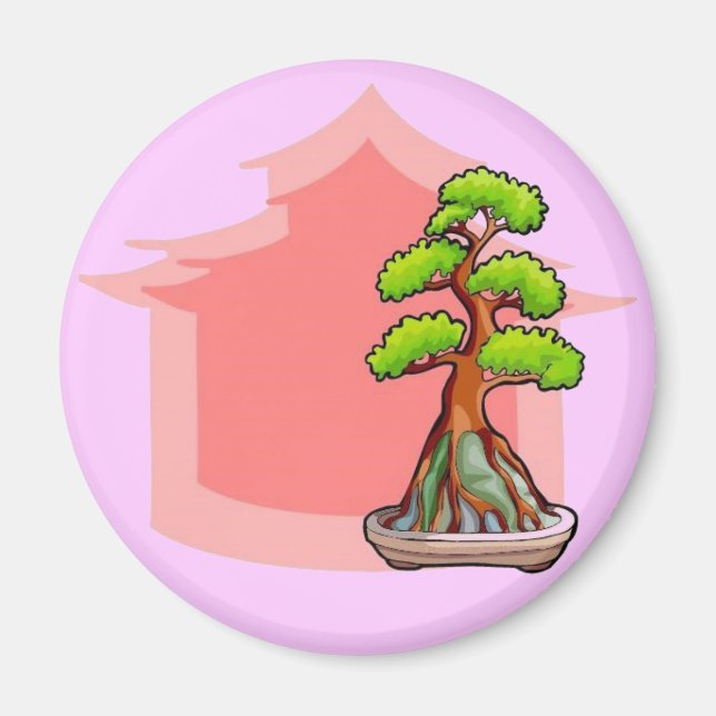 Bonsai Träd Magnet (Framsidan)