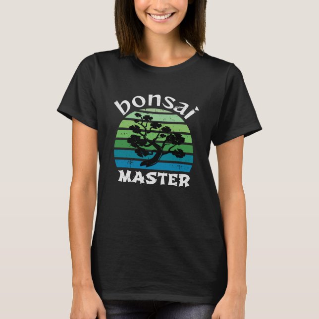 Bonsai Träd Master Man Woman Tees Worldwide T Shirt (Framsida)