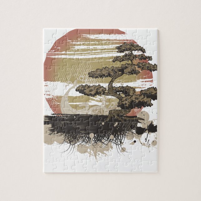 Bonsai Träd Pussel (Vertikal)