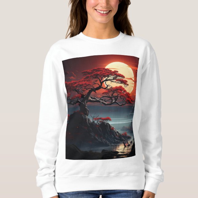 Bonsai Träd T Shirt (Framsida)