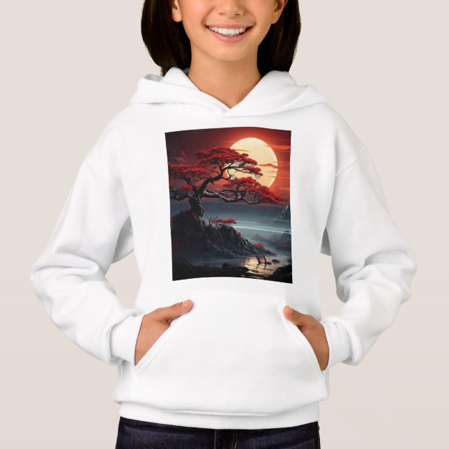 Bonsai Träd T Shirt (Framsida)