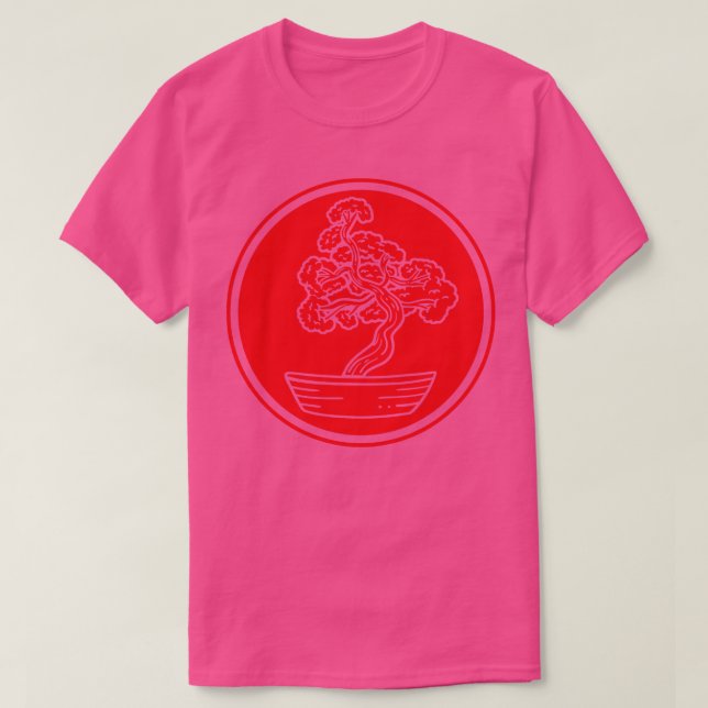 Bonsai Träd T Shirt (Design framsida)