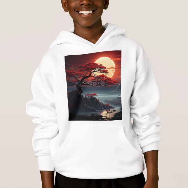 Bonsai Träd T Shirt (Framsida)