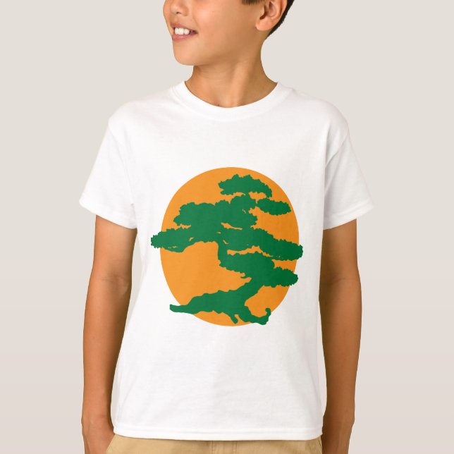 Bonsai Träd T Shirt (Framsida)