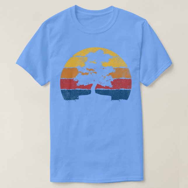 Bonsai Träd Vintage 1 T Shirt (Design framsida)