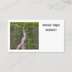 Bonsai Träd Visitkort