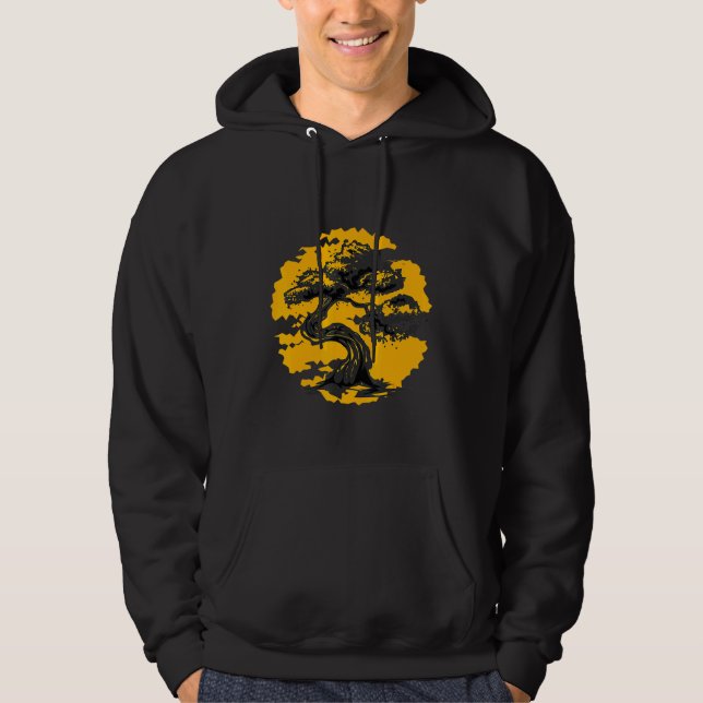 Bonsai Tree Zen Buddhist Hoodie (Framsida)