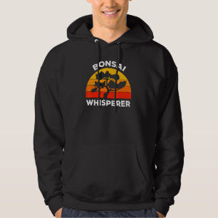 Bonsai Viskaare Retro Solnedgång - Bonsai Mästare Hoodie