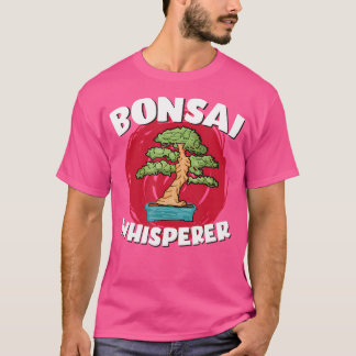 Bonsai Whisperer Funny Japanese Gardening T Shirt