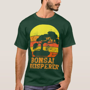 Bonsai Whisperer Funny Japansk Bonsai Träd Älskare T Shirt