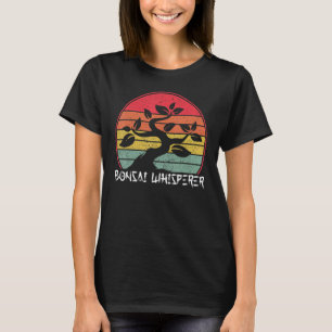 Bonsai Whisperer Japansk tradition Garden Retro T Shirt