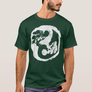 Bonsai Yin Yang Symbol Japanska Zen Buddhism Buddh T Shirt