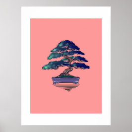 Bonsai Zen Minimal Poster