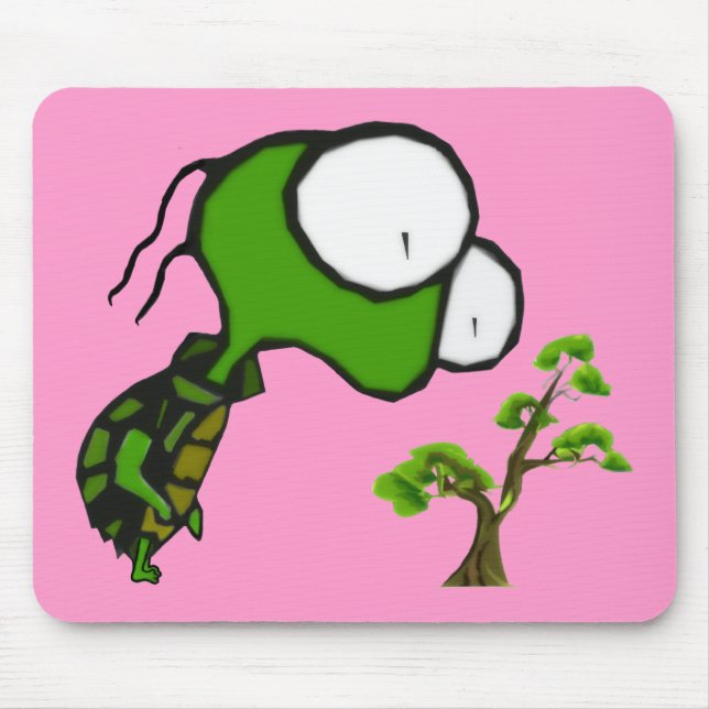 Bonsaisköldpadda Mousepad Musmatta (Framsidan)