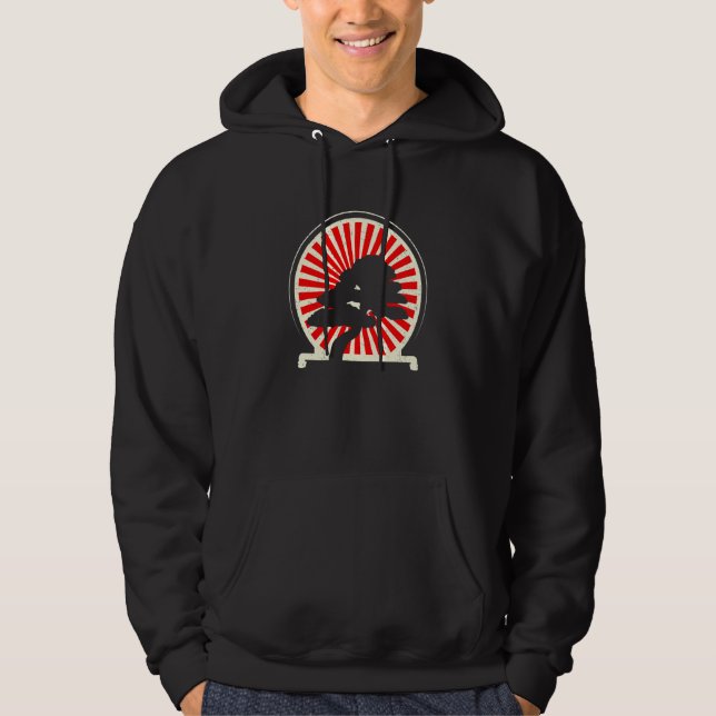 Bonsaiträd Miniatyr Träd Bonsai Hoodie (Framsida)