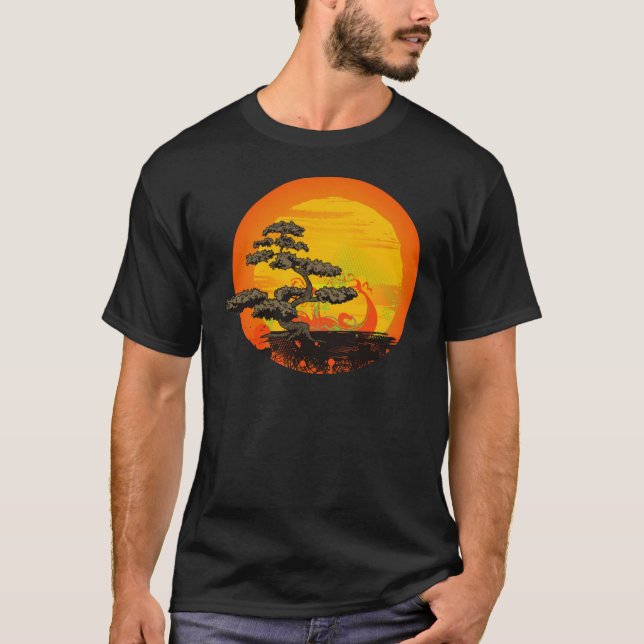 Bonsaiträd Tee Shirt (Framsida)