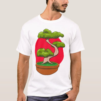 Bonsaiträddesign T Shirt