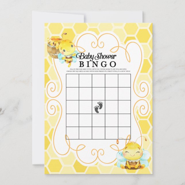 Bönsbabyskidspel Inbjudningar (Framsida)