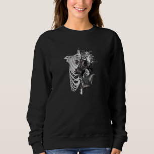 Bönsblommor och skelettskinn Ro Art Pul T Shirt