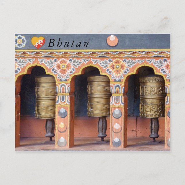 Bönshjulet - Bhutan Vykort (Framsida)