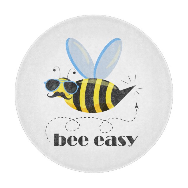 Bönskaraktär med mustasslor Bee Easy (Framsidan)