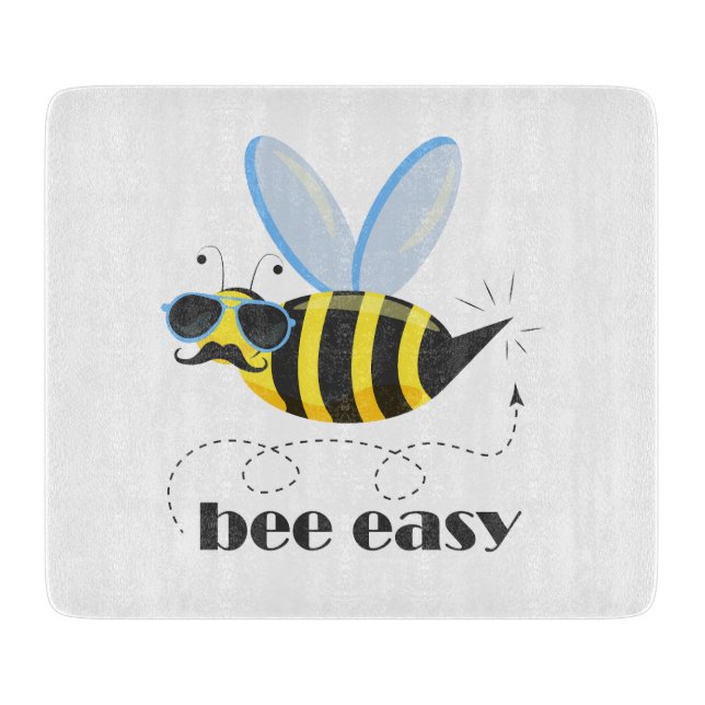 Bönskaraktär med mustasslor Bee Easy (Framsidan)