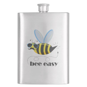 Bönskaraktär med mustasslor Bee Easy Fickplunta
