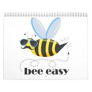 Bönskaraktär med mustasslor Bee Easy Kalender