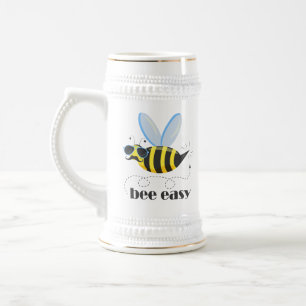 Bönskaraktär med mustasslor Bee Easy Sejdel
