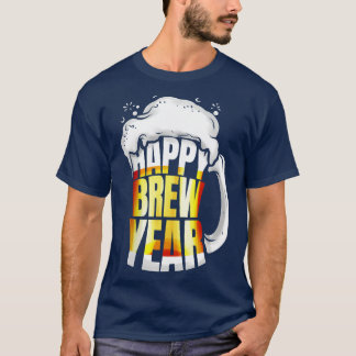 Bönsterår för ölglas Mugg Lycklig Nyårsafton T Shirt