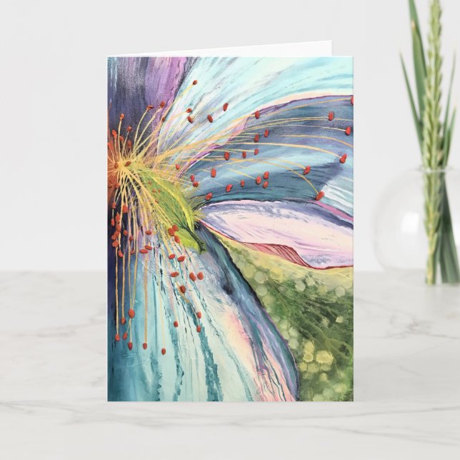 Bönsvy - Tom inuti hälsning Kort (Framsida)