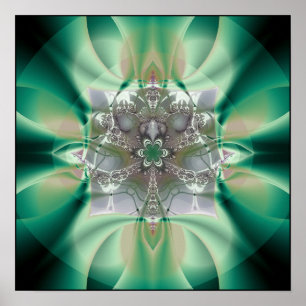 bönsyrsa: etheric ritning poster