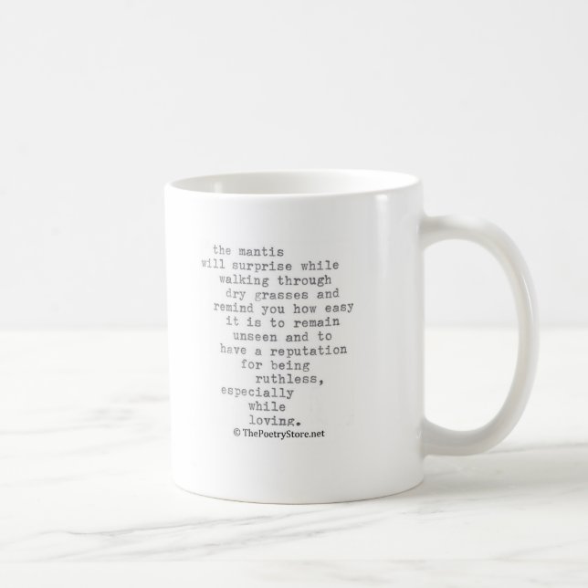 bönsyrsa kaffemugg (Höger)