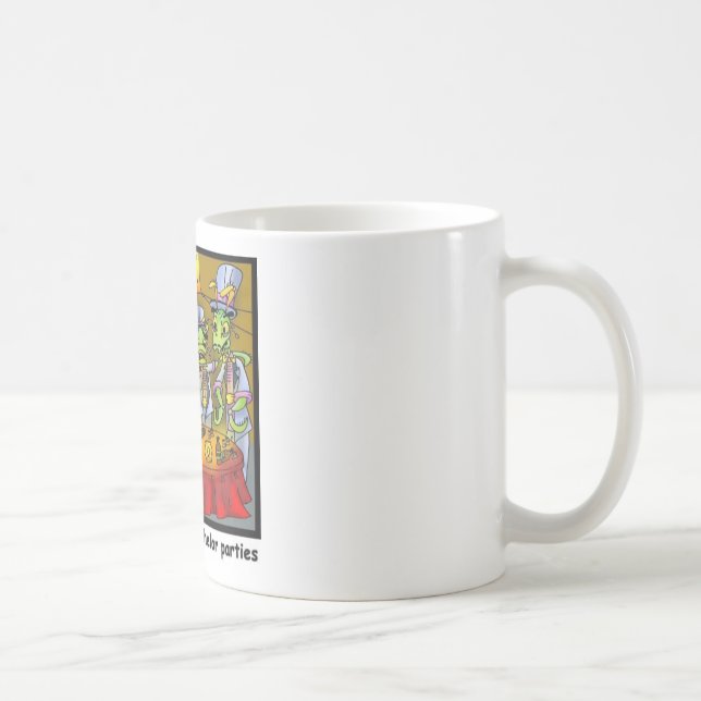 Bönsysslupartaj Roliga presenter & T-shirts Kaffemugg (Höger)