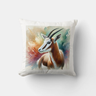 Bontebok in watercolor 220924AREF116 - Watercolor Kudde