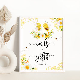 Böntfärgskort och presenttecken poster