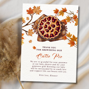 Bonumn Harvest Cherry Cutie Paj Fall Baby Shower Tack Kort