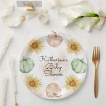 Bonumn Pumpkin SunblommBaby Shower