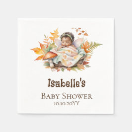 Bonumn Woodland Fairy Baby Shower Pappersservett