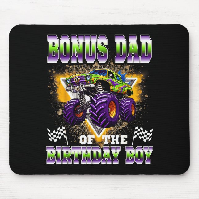 Bonus Dad Of The Birthday Boy Monster Truck Birthd Musmatta (Framsidan)