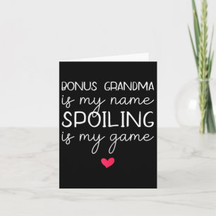 Bonus Grandma är min Namn-spill är min lek? Kort