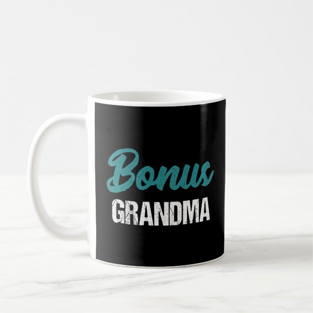 Bonus Grandma Funny Mor S Day Step Grandma Kaffemugg (Vänster)