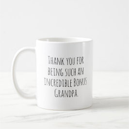 Bonus Grandpa Gratitude Heartwarming Gift  Kaffemugg