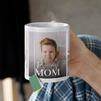 Bonus Mamma 5 Fotokollage Kaffemugg