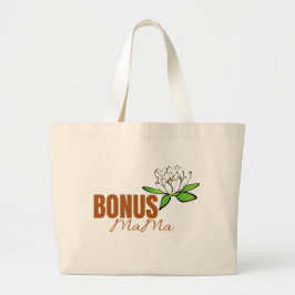 BONUS Mamma Blommigt Tote Bag - Proud & Loving Gif Jumbo Tygkasse