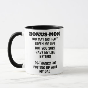 Bonus mamma du kanske inte har gett mig livet men mugg
