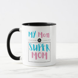 Bonus Mamma Gåvor Modern Typografi Mugg