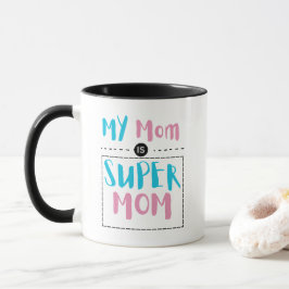 Bonus Mamma Gåvor Modern Typografi Mugg