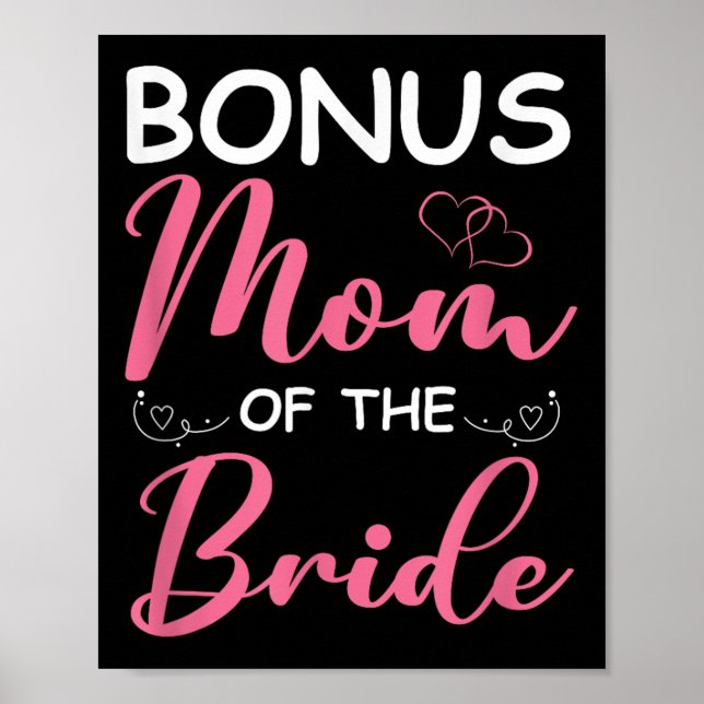 Bonus Mamma i Bride Stepmamma of Bride Bröllop Bo Poster (Framsidan)