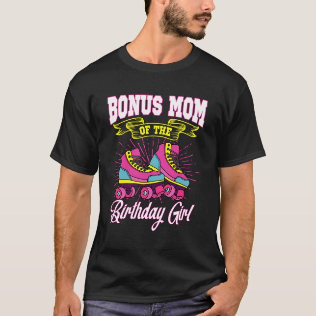 Bonus Mamma i födelsedagsknappens rollskal Bday T Shirt (Framsida)